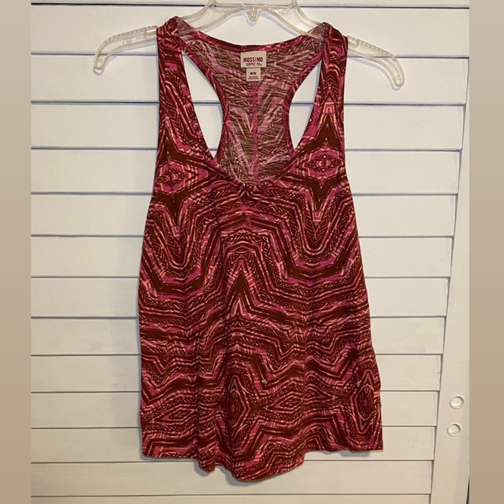 Mossimo Size M Pink razorback tank